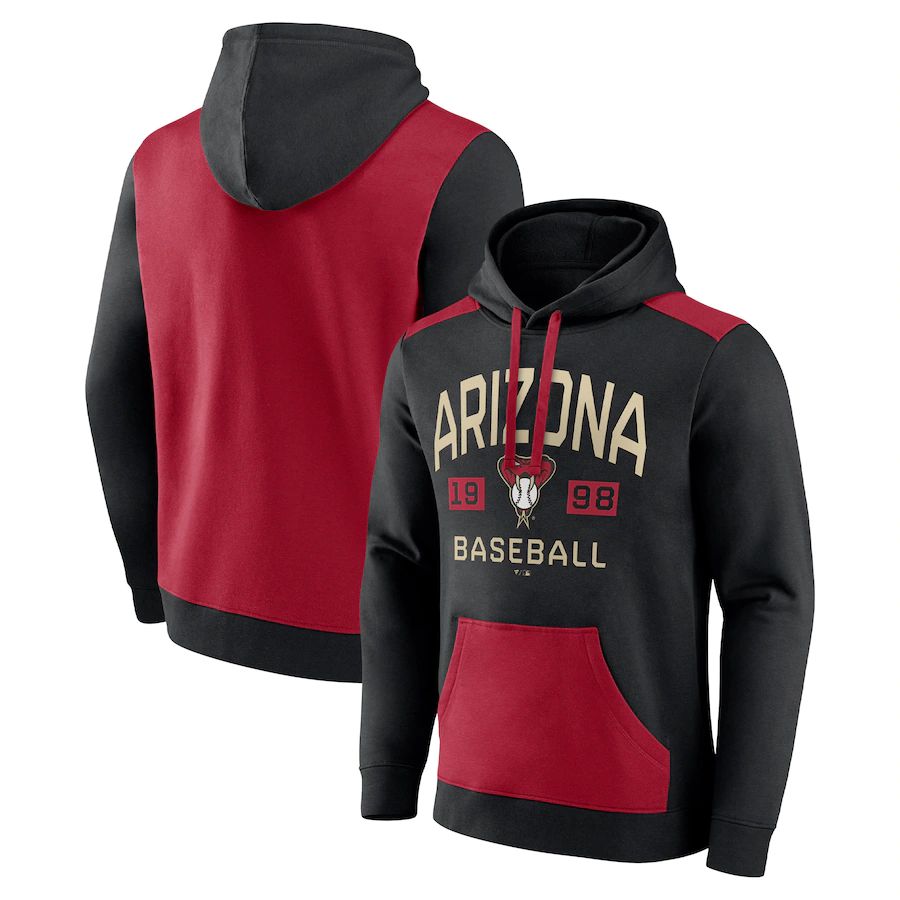 Men 2023 MLB Arizona Diamondback black Sweatshirt style 2->arizona diamondback->MLB Jersey